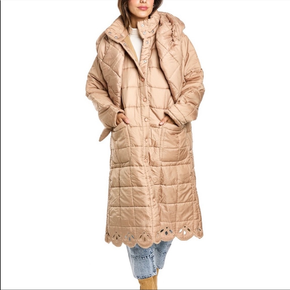 Sea New York quilted puffer jacket with hood